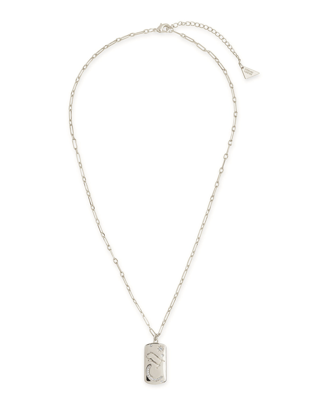 Constellation Dog Tag Necklace Necklace Sterling Forever 
