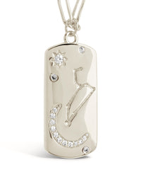 Constellation Dog Tag Necklace Necklace Sterling Forever 