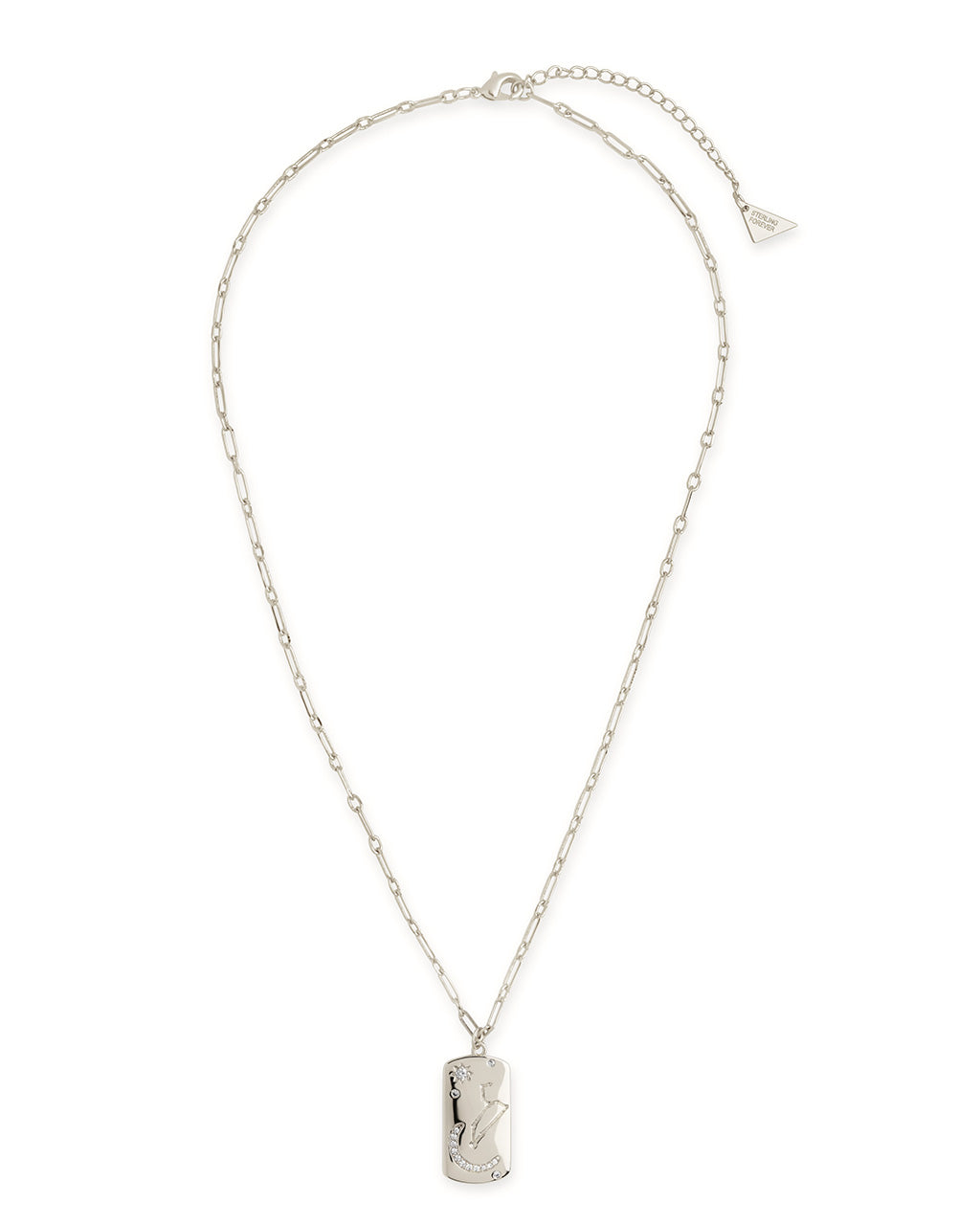 Constellation Dog Tag Necklace Necklace Sterling Forever 