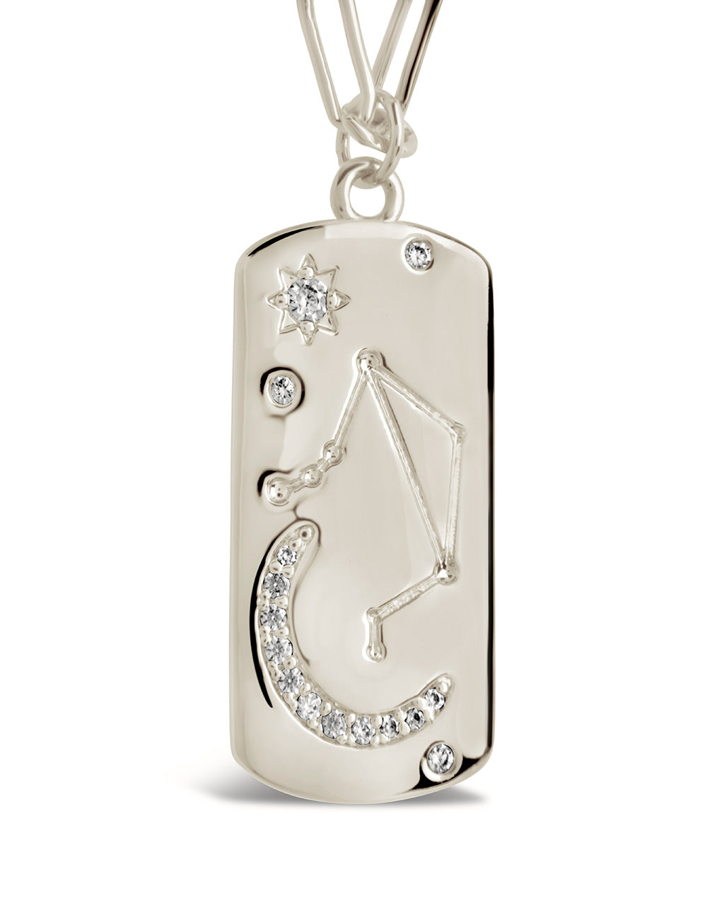 Constellation Dog Tag Necklace Necklace Sterling Forever 