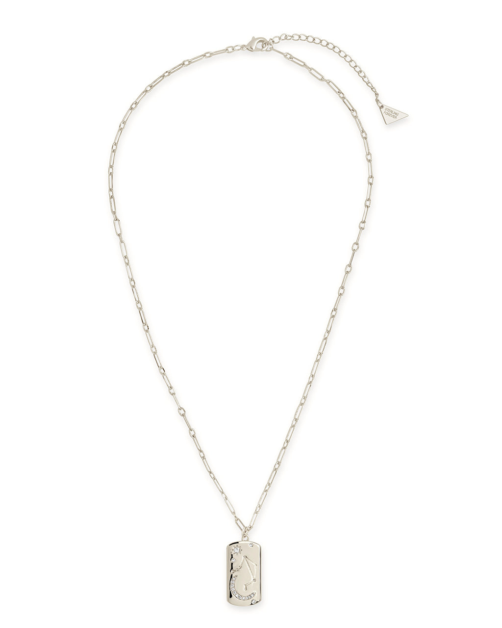 Constellation Dog Tag Necklace Necklace Sterling Forever 