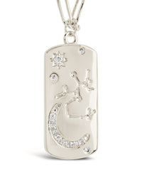 Constellation Dog Tag Necklace Necklace Sterling Forever 