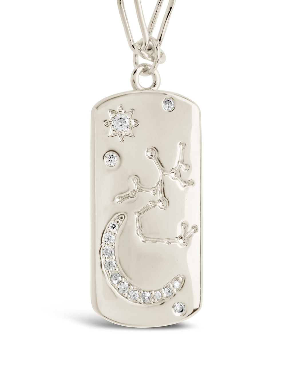 Constellation Dog Tag Necklace Necklace Sterling Forever 