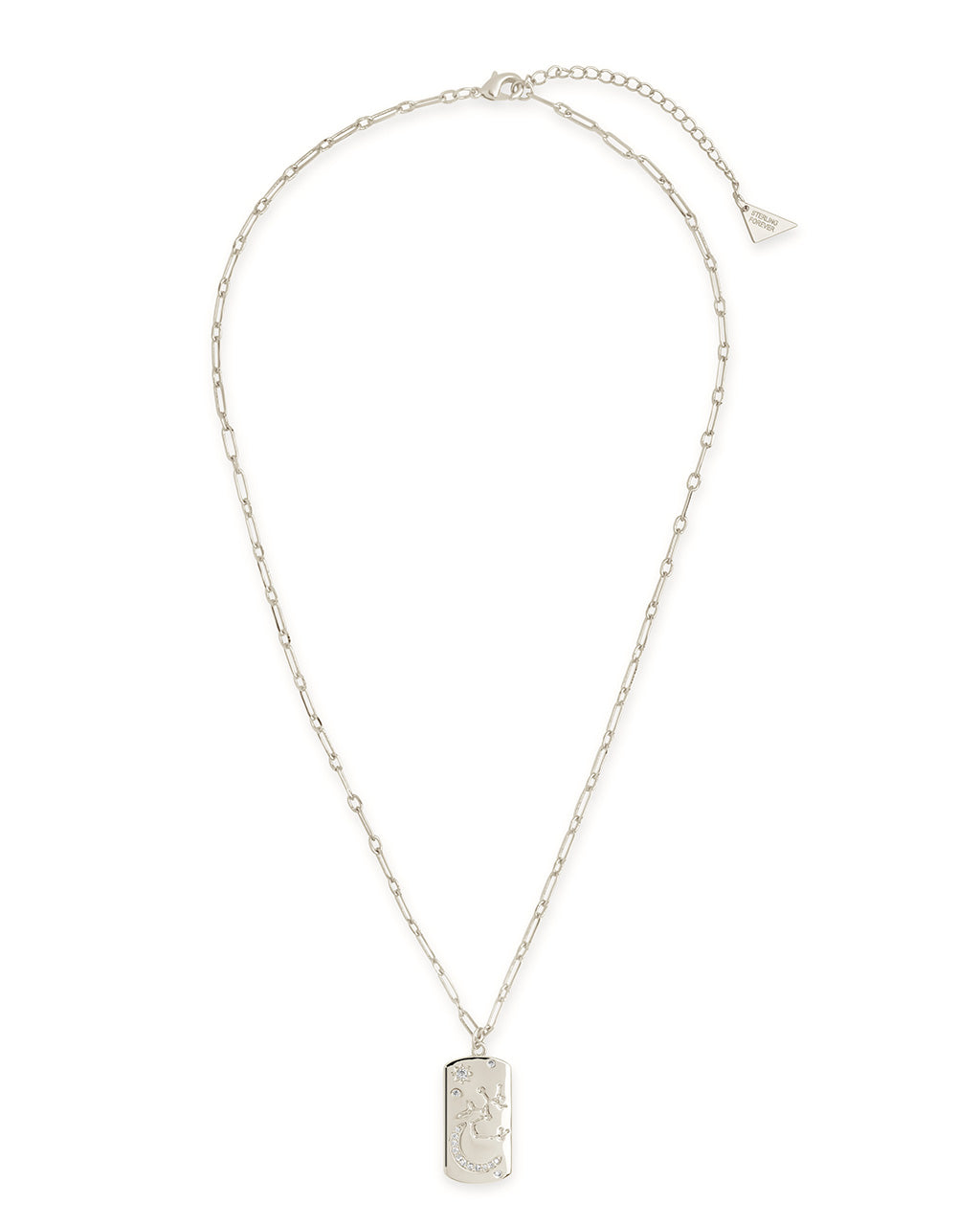 Constellation Dog Tag Necklace Necklace Sterling Forever 