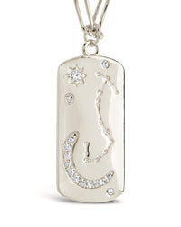 Constellation Dog Tag Necklace Necklace Sterling Forever 