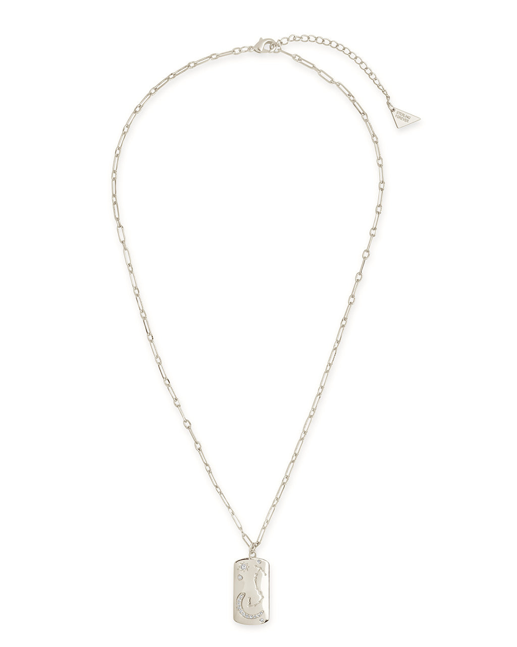 Constellation Dog Tag Necklace Necklace Sterling Forever 