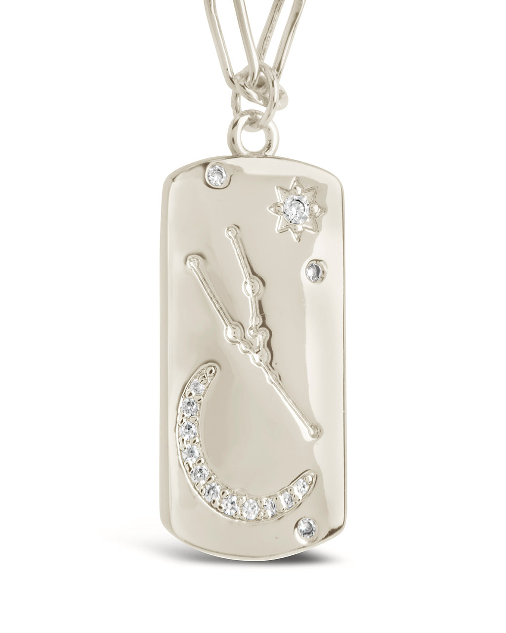 Constellation Dog Tag Necklace Necklace Sterling Forever 
