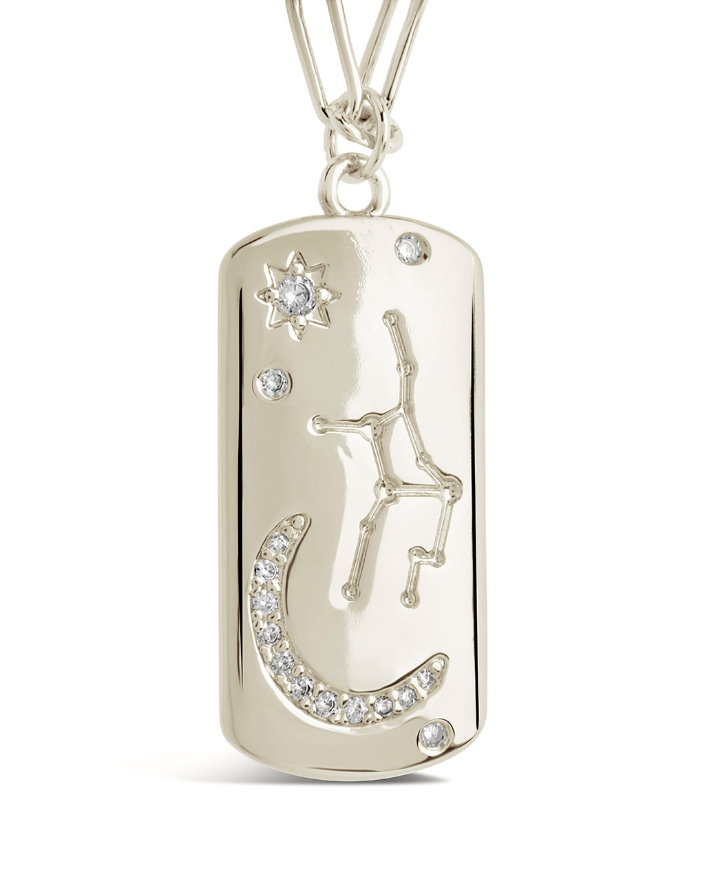 Constellation Dog Tag Necklace Necklace Sterling Forever 