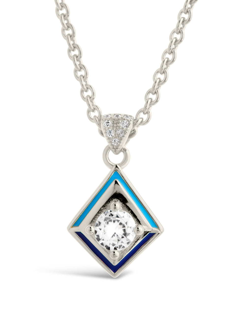 Azurine Pendant Necklace Sterling Forever 