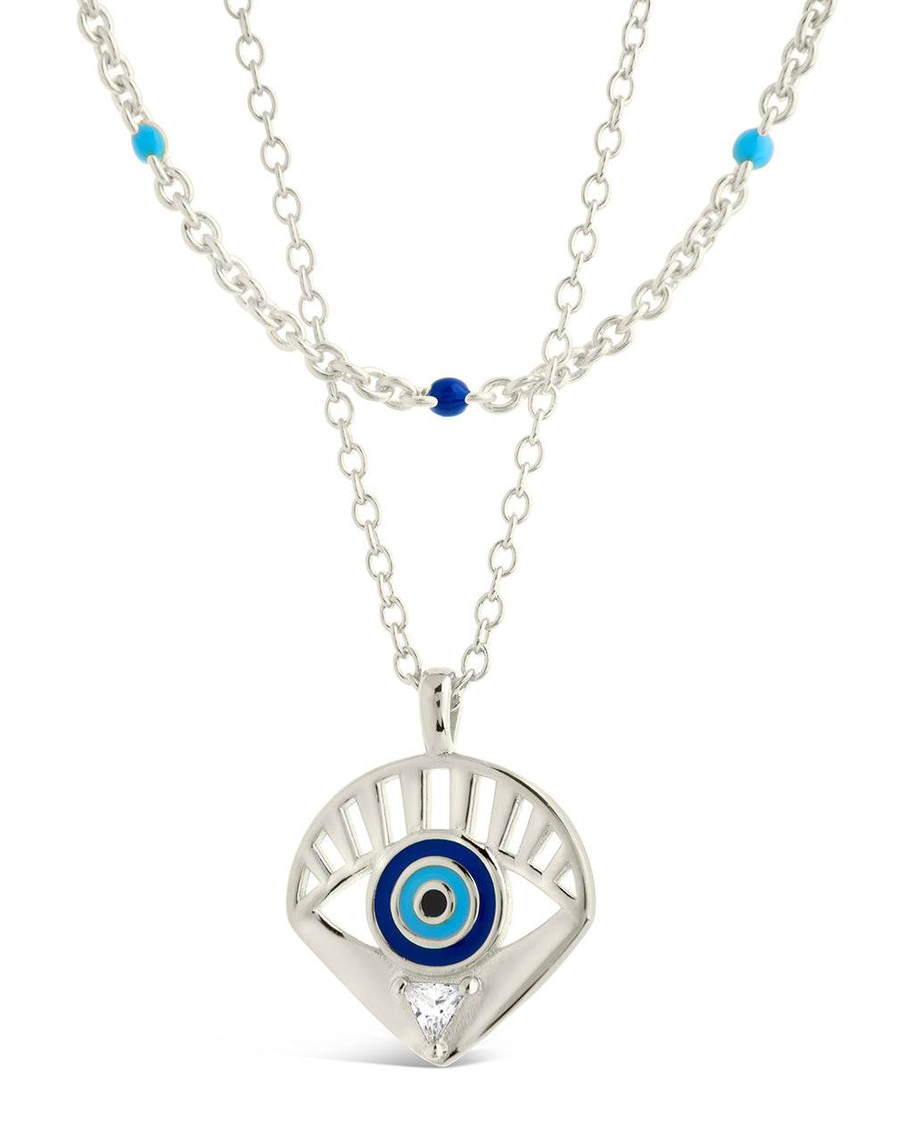 Alessandra Layered Necklace Necklace Sterling Forever 