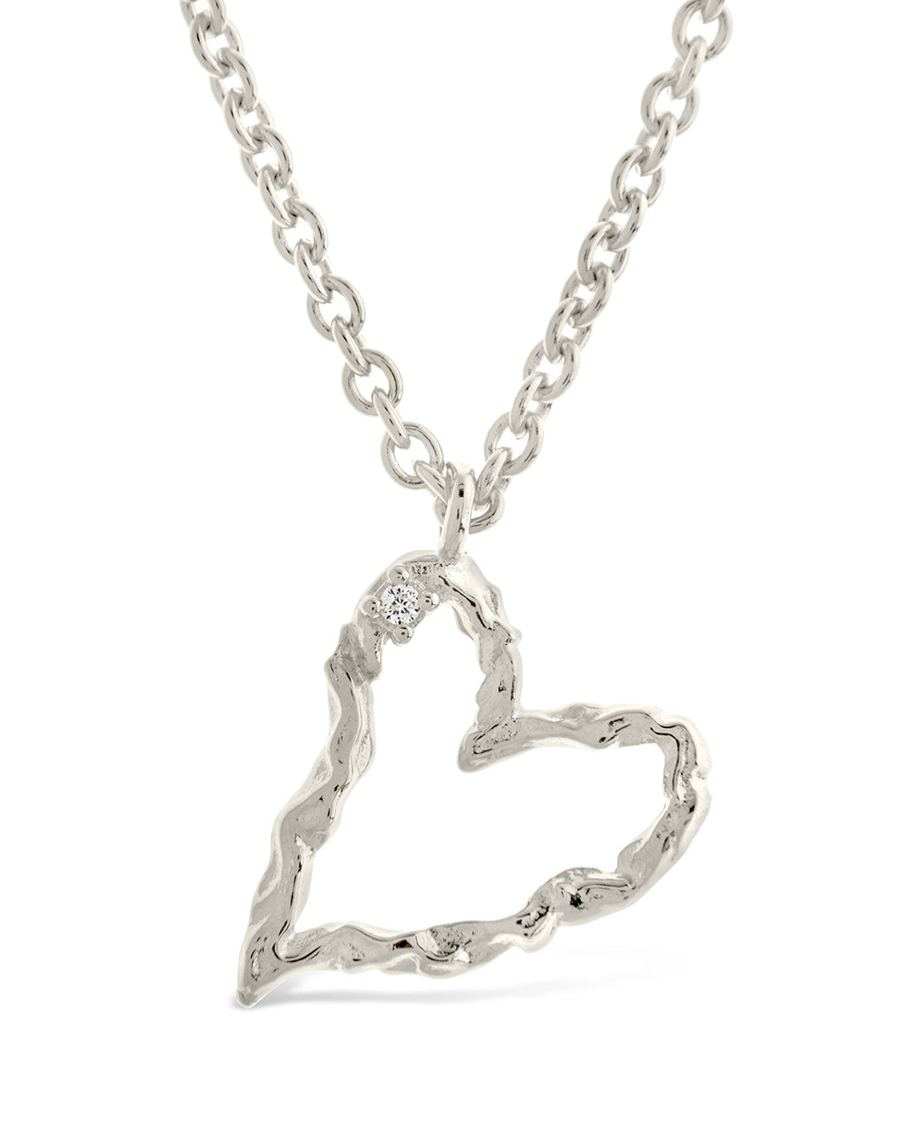 Amia Heart Pendant Necklace Sterling Forever 