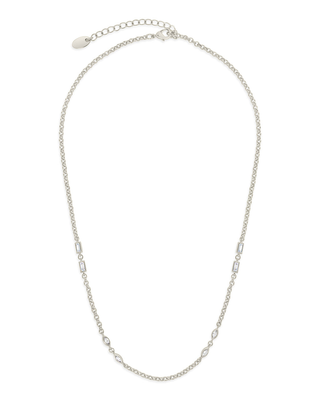 Marceline CZ Chain Necklace – Sterling Forever