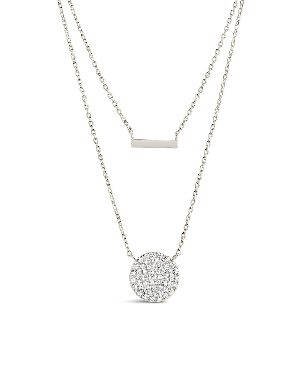 Vivian Layered Necklace Necklace Sterling Forever Silver 
