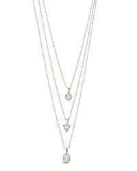 Julie Layered Necklace Necklace Sterling Forever Silver 
