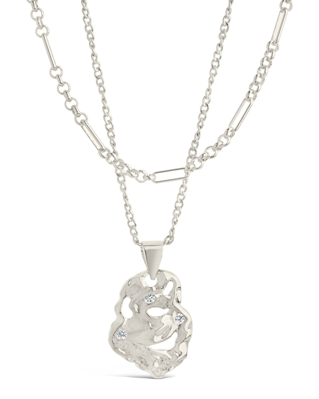 Roslyn Layered Necklace Necklace Sterling Forever Silver 