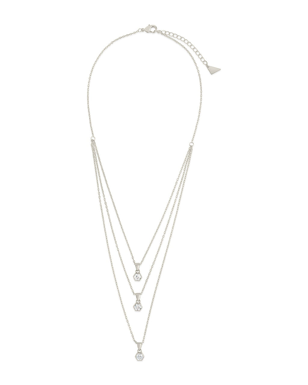 Gia Cubic Zirconia Layered Necklace – Sterling Forever