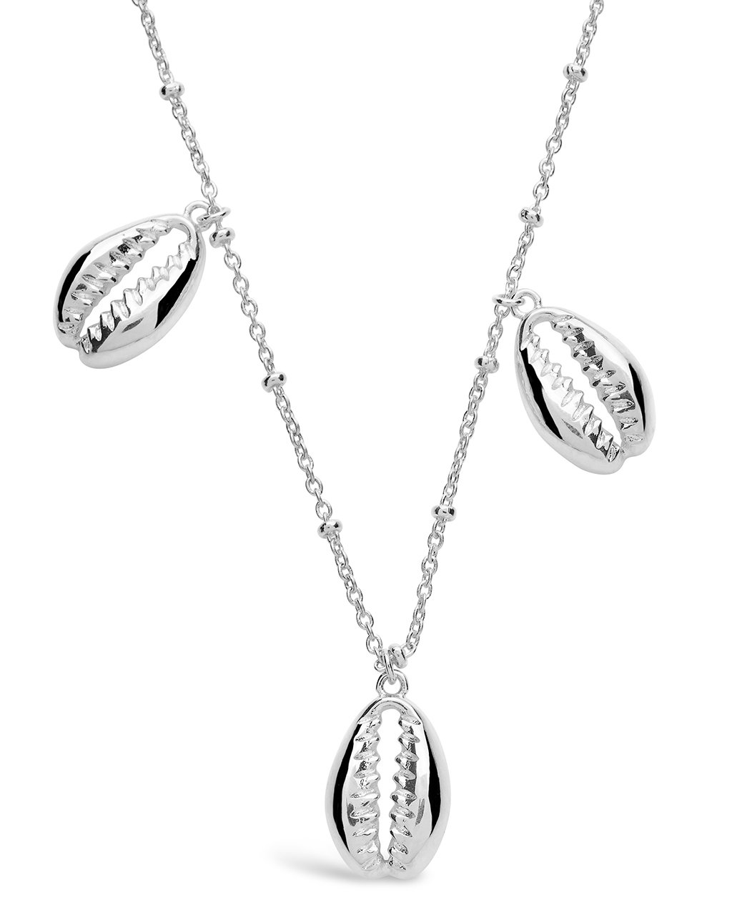 Puka Shell Charm Necklace - Sterling Forever