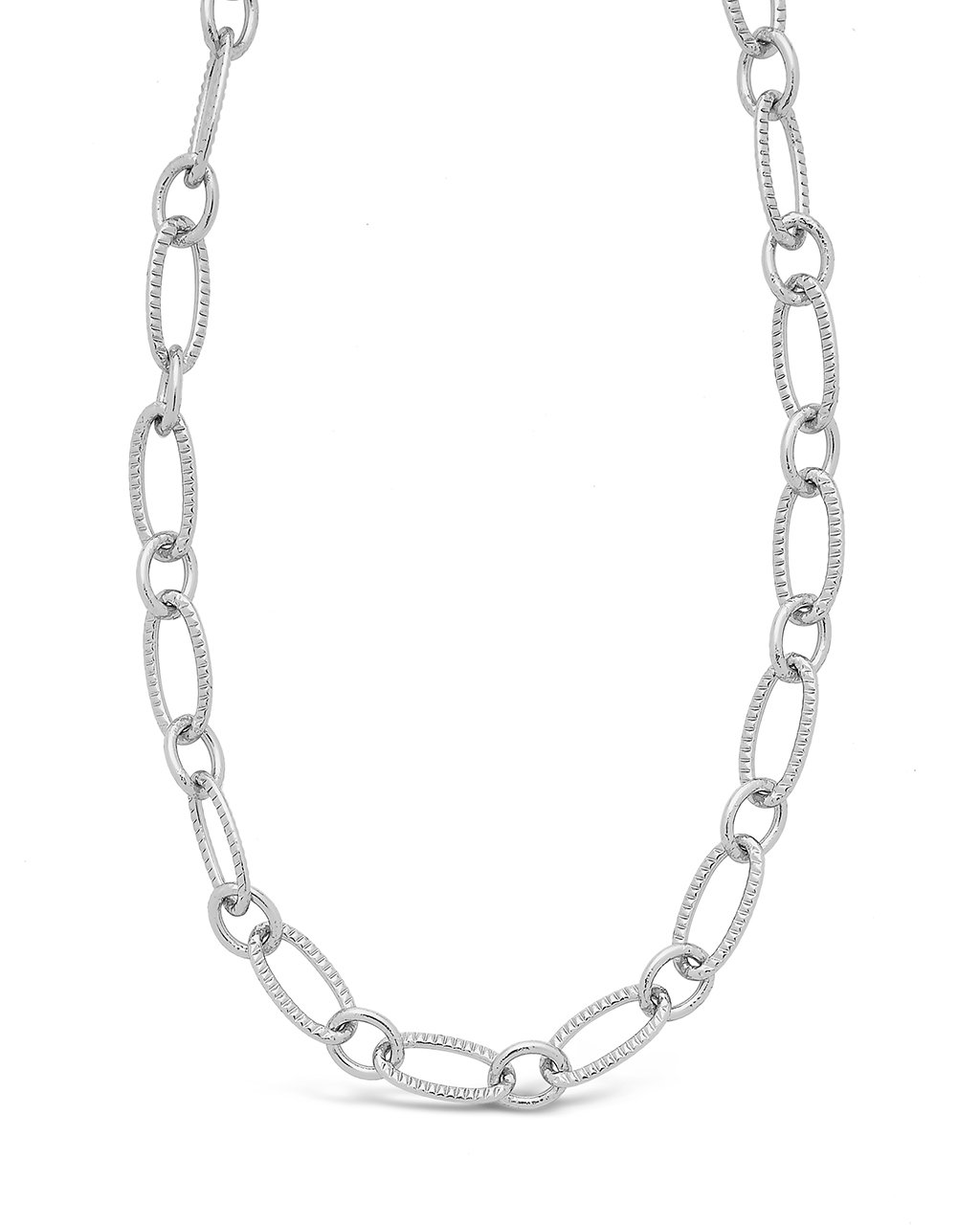 Adjustable Polished Gold Oval Link Chain Necklace – KennethJayLane.com