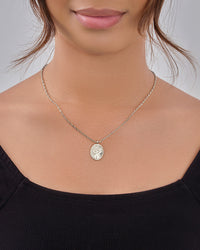 Engraved Garden Pendant Necklace Sterling Forever 