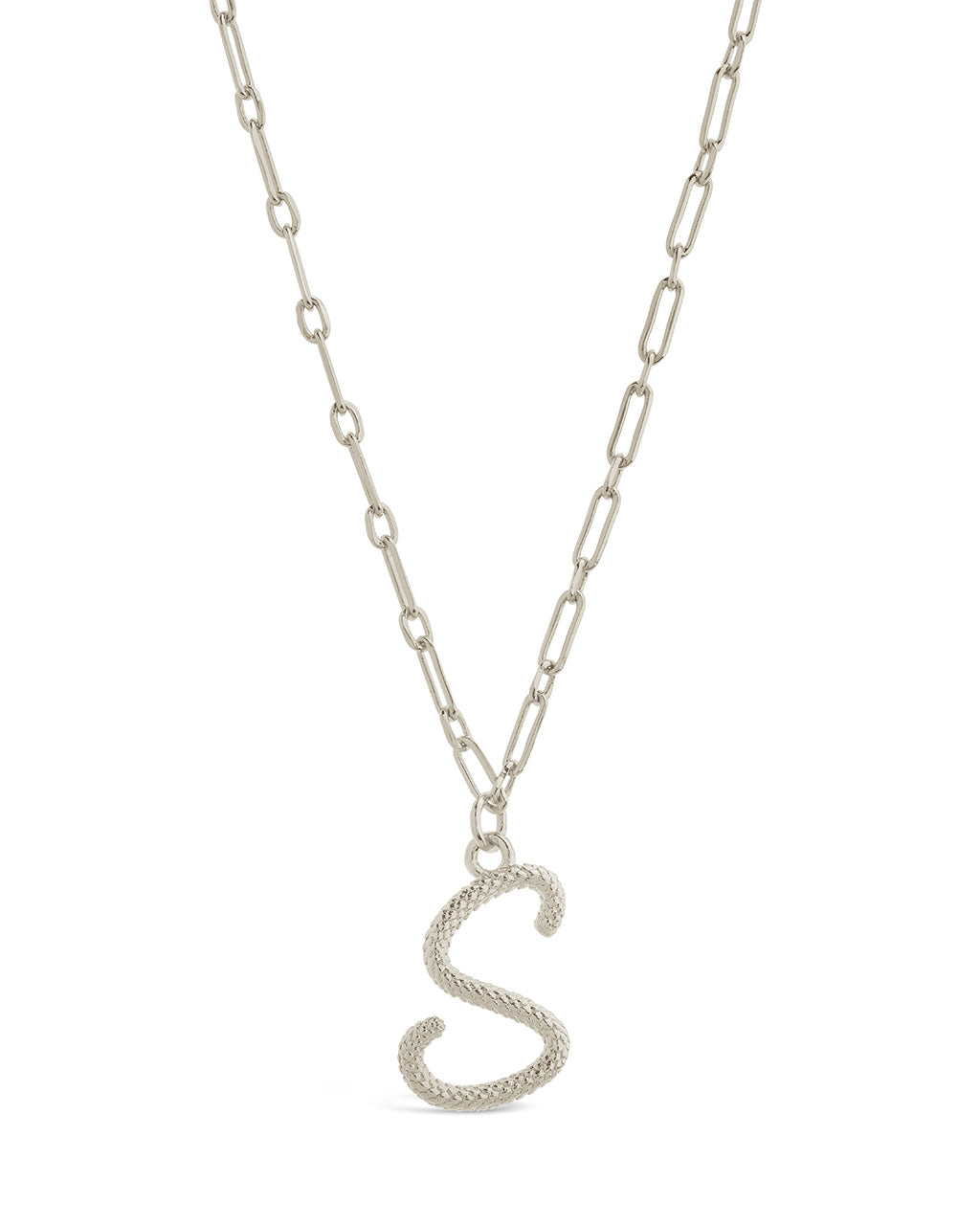 Personalized Braided Initial Pendant Necklace