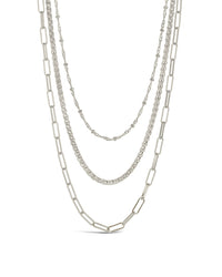Parisa Layered Chain Necklace Necklace Sterling Forever Silver 