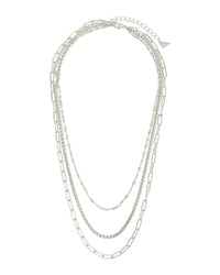 Parisa Layered Chain Necklace Necklace Sterling Forever 