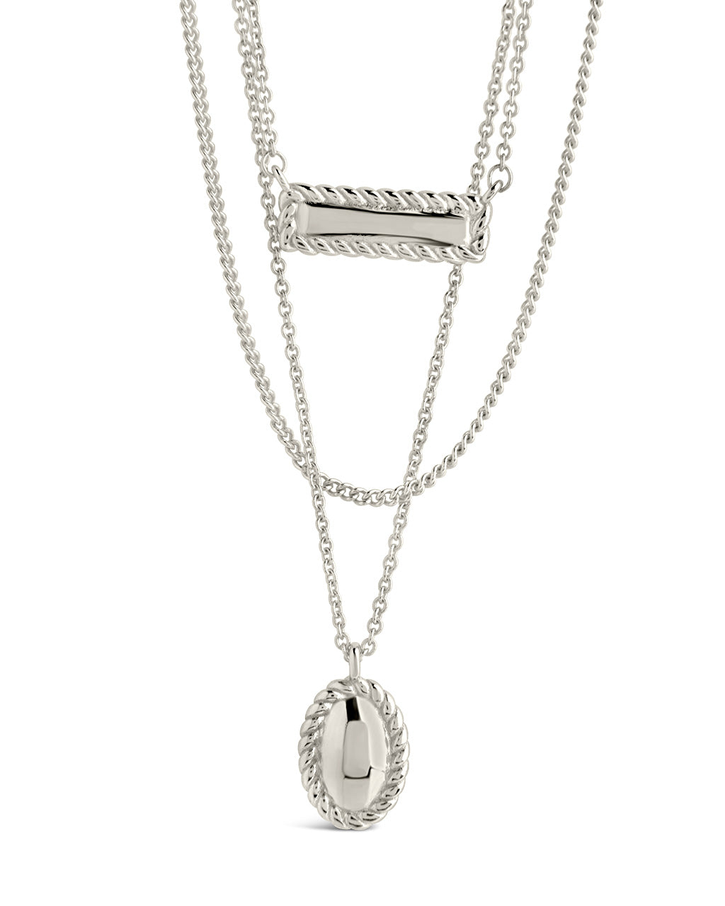 Bolti Layering Necklace - Sterling Silver - Andrea Shelley Designs