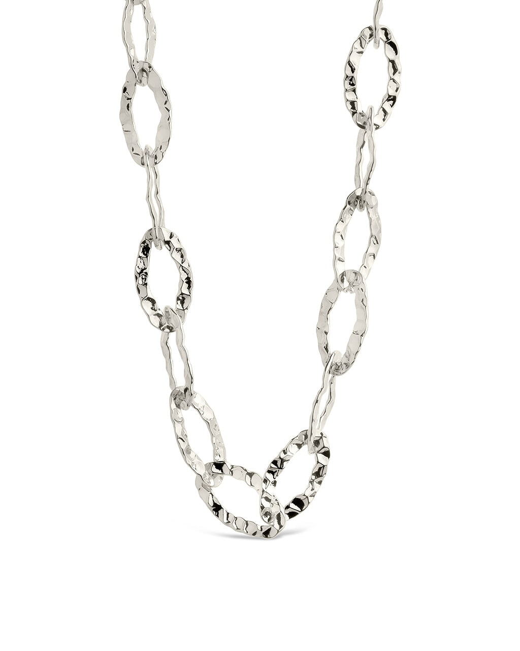 Mixed Paper Clip Chain Necklace silver gold – ADORNIA