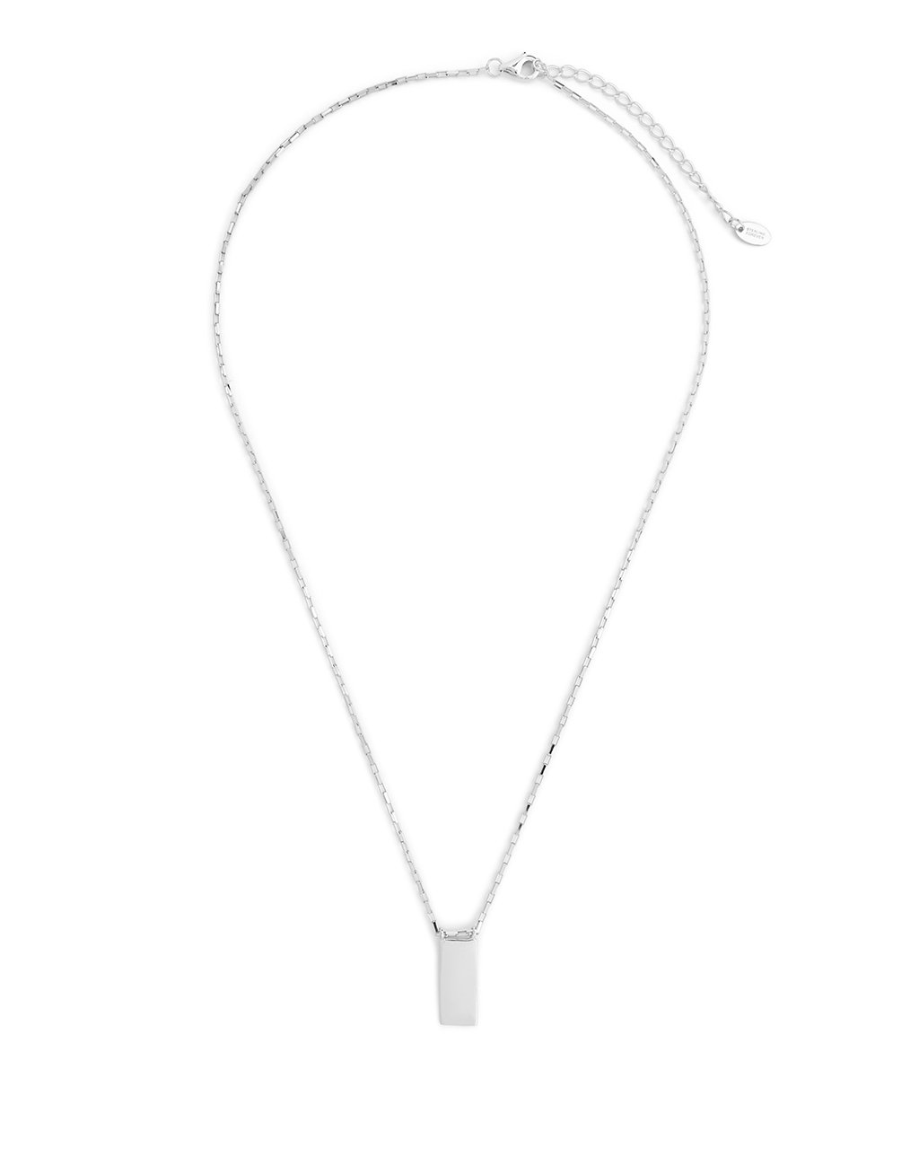 Sterling Silver Mini Tag Necklace Necklace Sterling Forever
