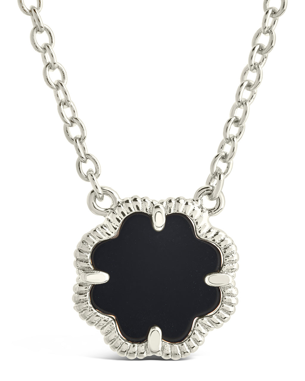 Rose Clover Pendant Necklace Necklace Sterling Forever 