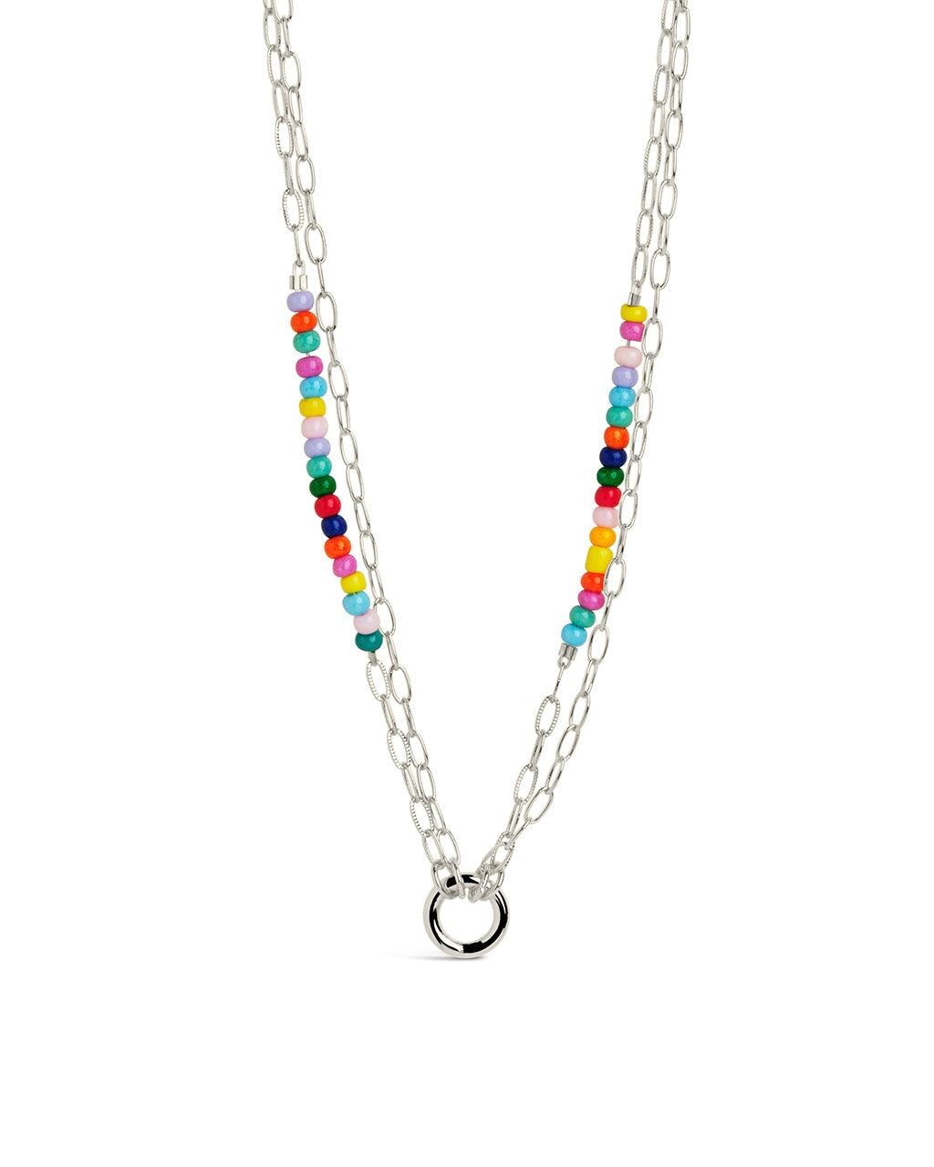 Iridiana Beaded Necklace Necklace Sterling Forever Silver 