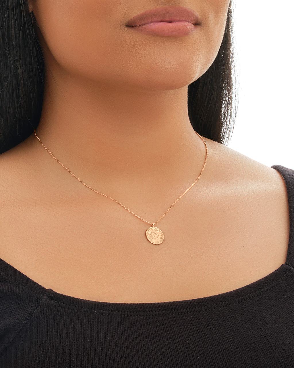 Gold Disc Necklace - Clear Gold Necklace - Handmade Sea Glass Necklace –  Kriket Broadhurst