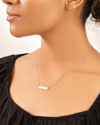 Sterling Silver Mini Bar Pendant Necklace Sterling Forever 