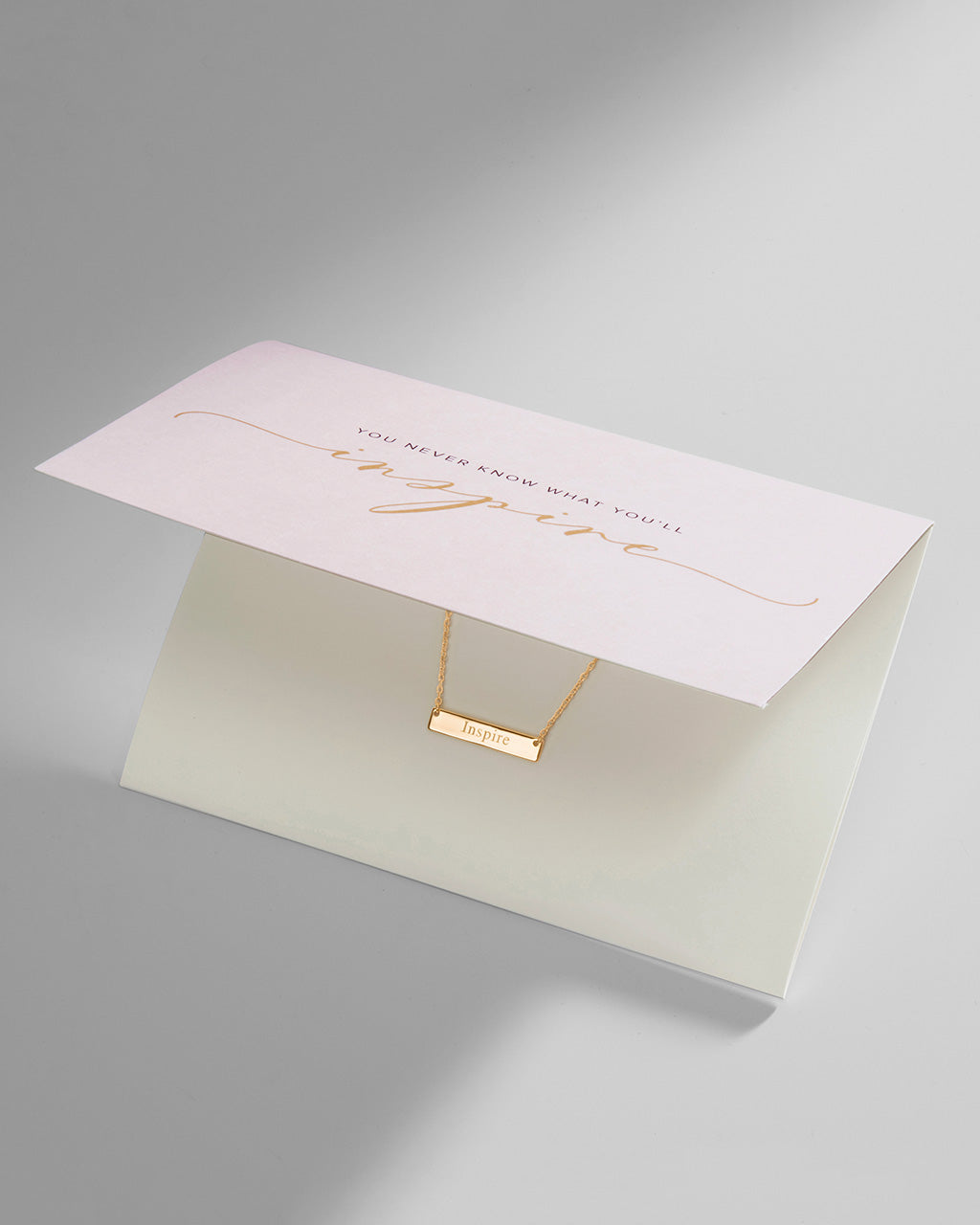 Sterling Silver Inspirational Bar Pendant Necklace Necklace Sterling Forever 