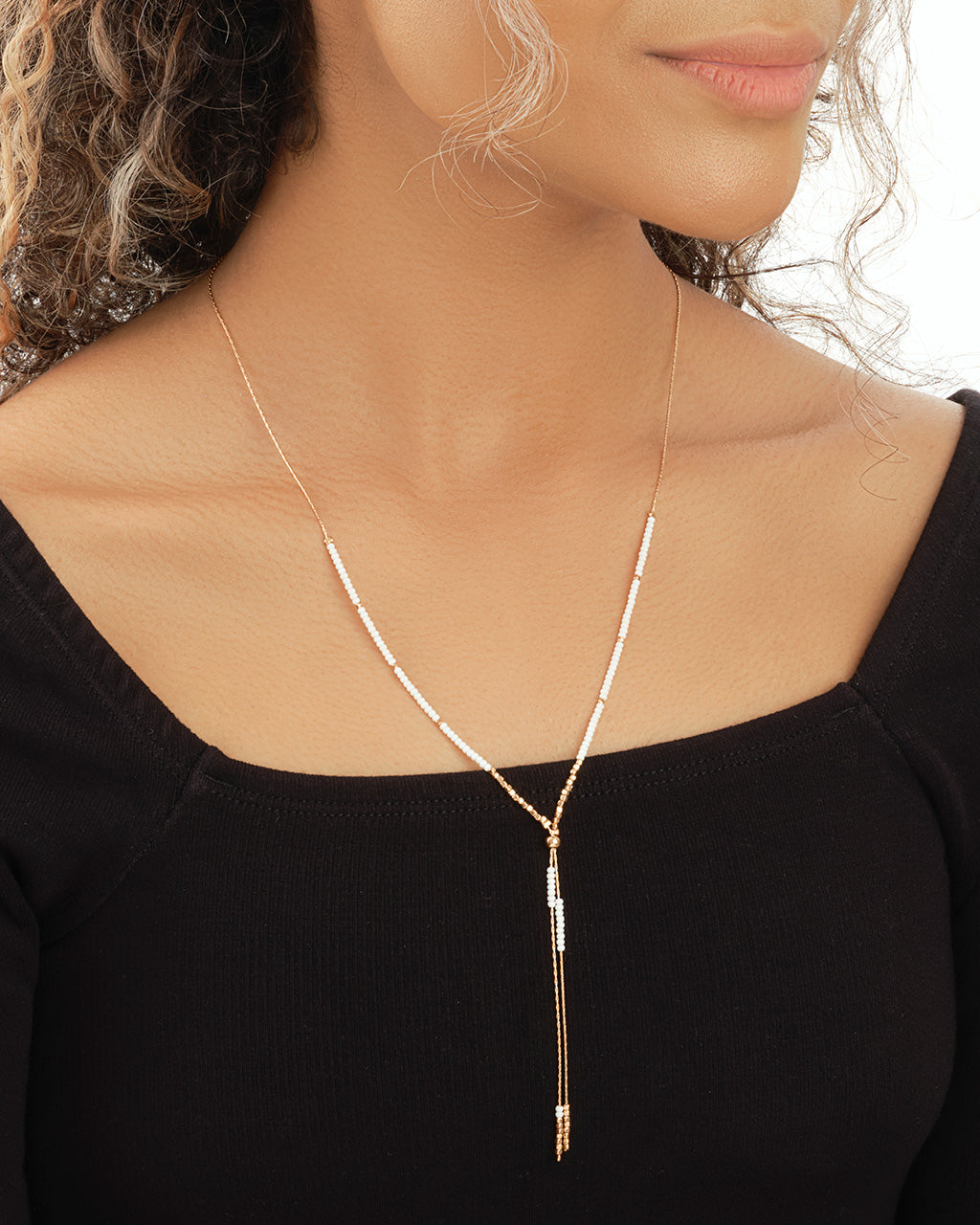 Beaded Sliding Bolo Necklace Necklace Sterling Forever 
