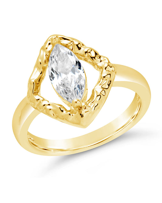 Chiara Ring Ring Sterling Forever Gold 6 