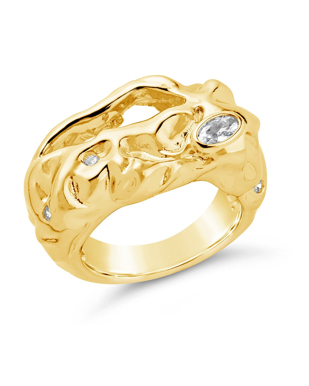 Sasha Ring Ring Sterling Forever Gold 6 