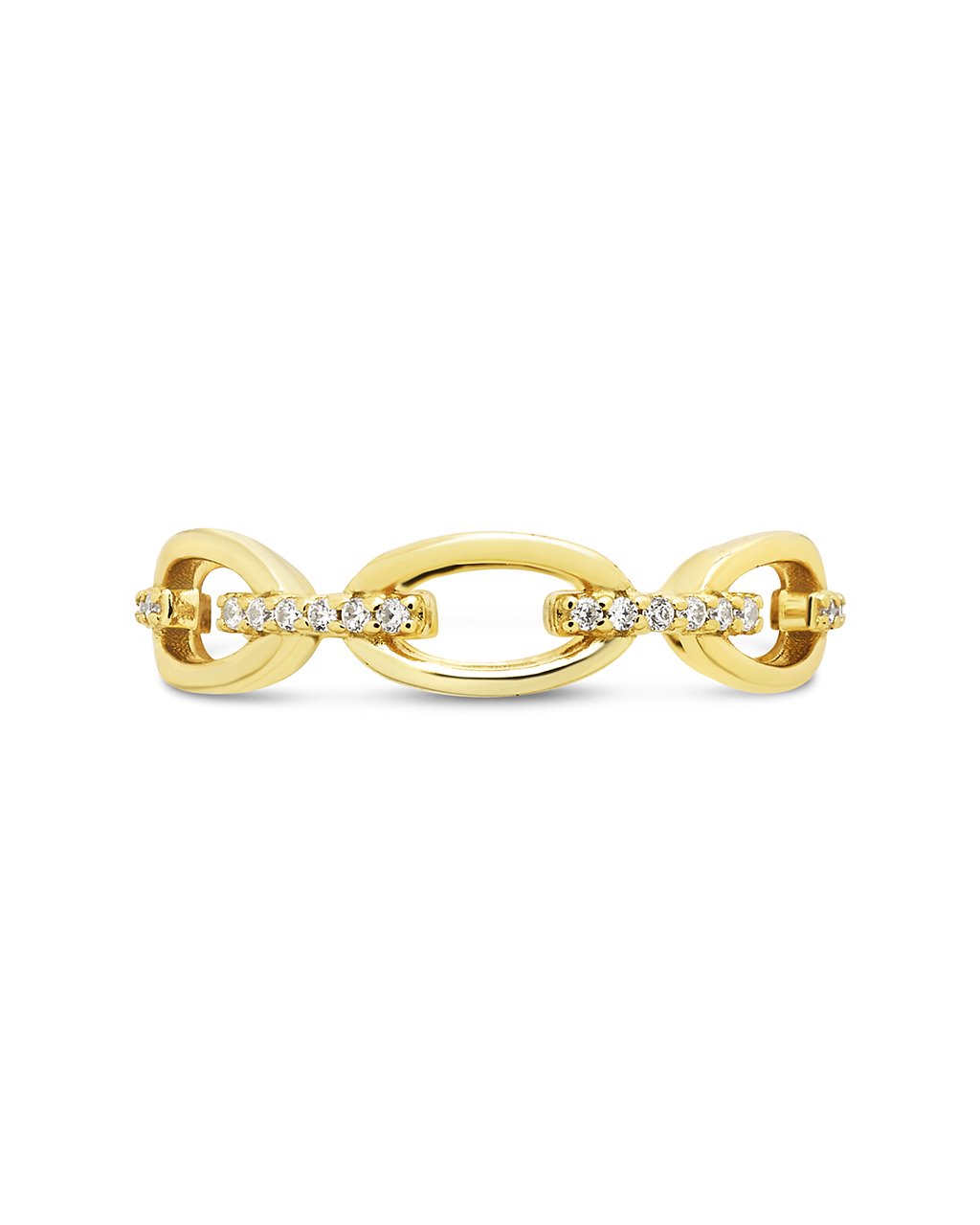 Sterling Silver Open Chain Link Ring – Sterling Forever