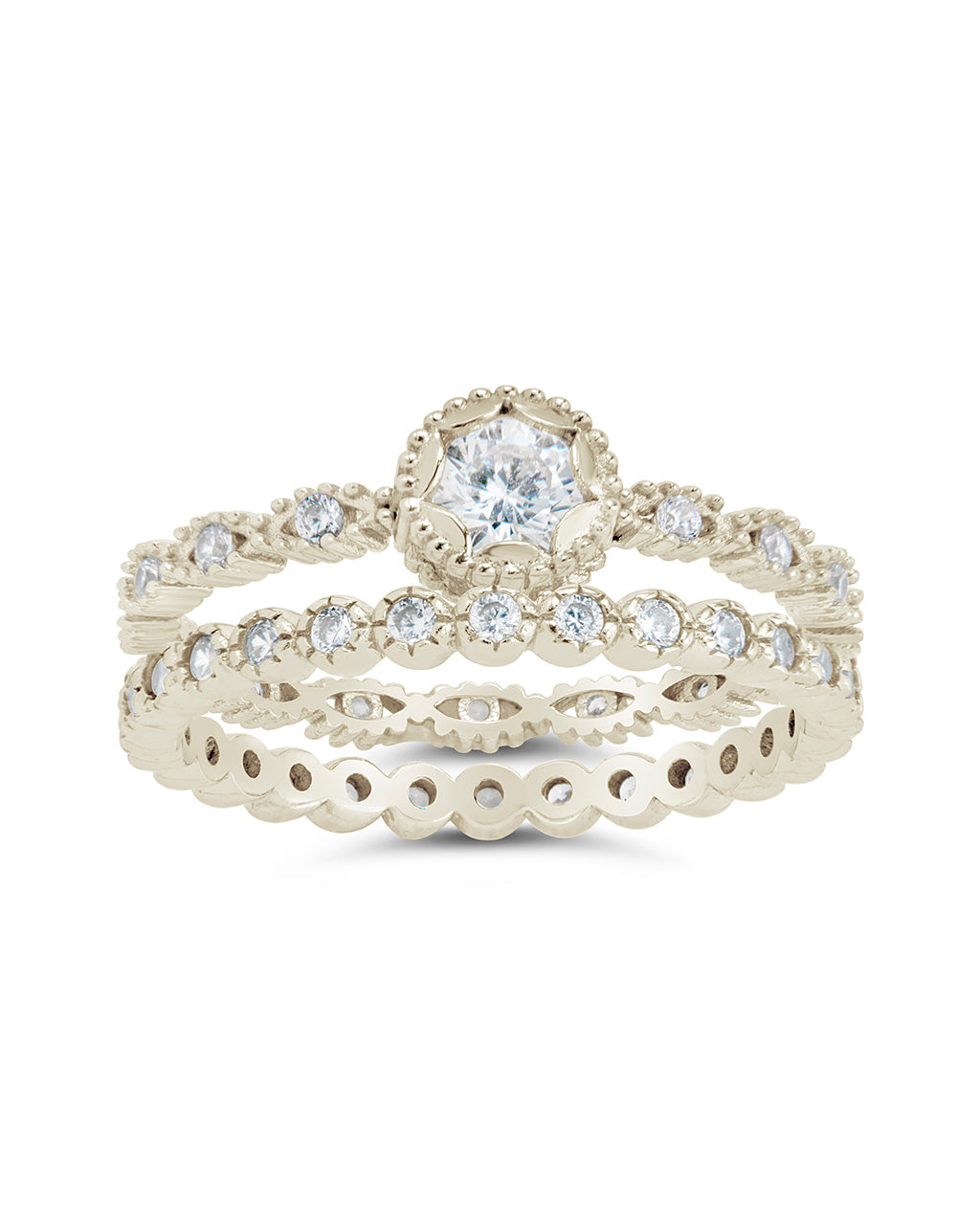 Beatrice Stacking Ring Set Ring Sterling Forever 