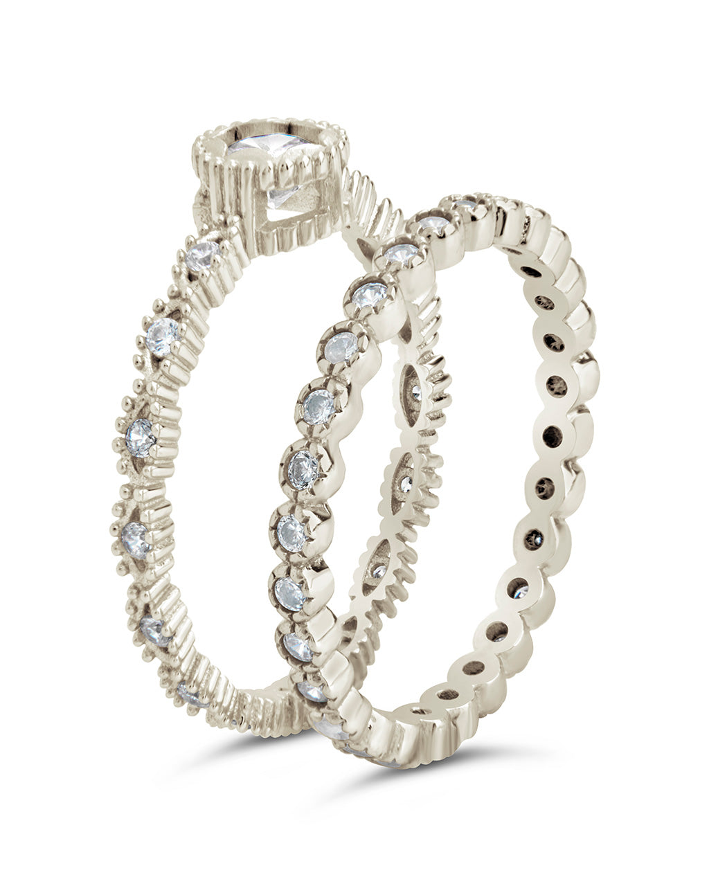 Beatrice Stacking Ring Set Ring Sterling Forever 