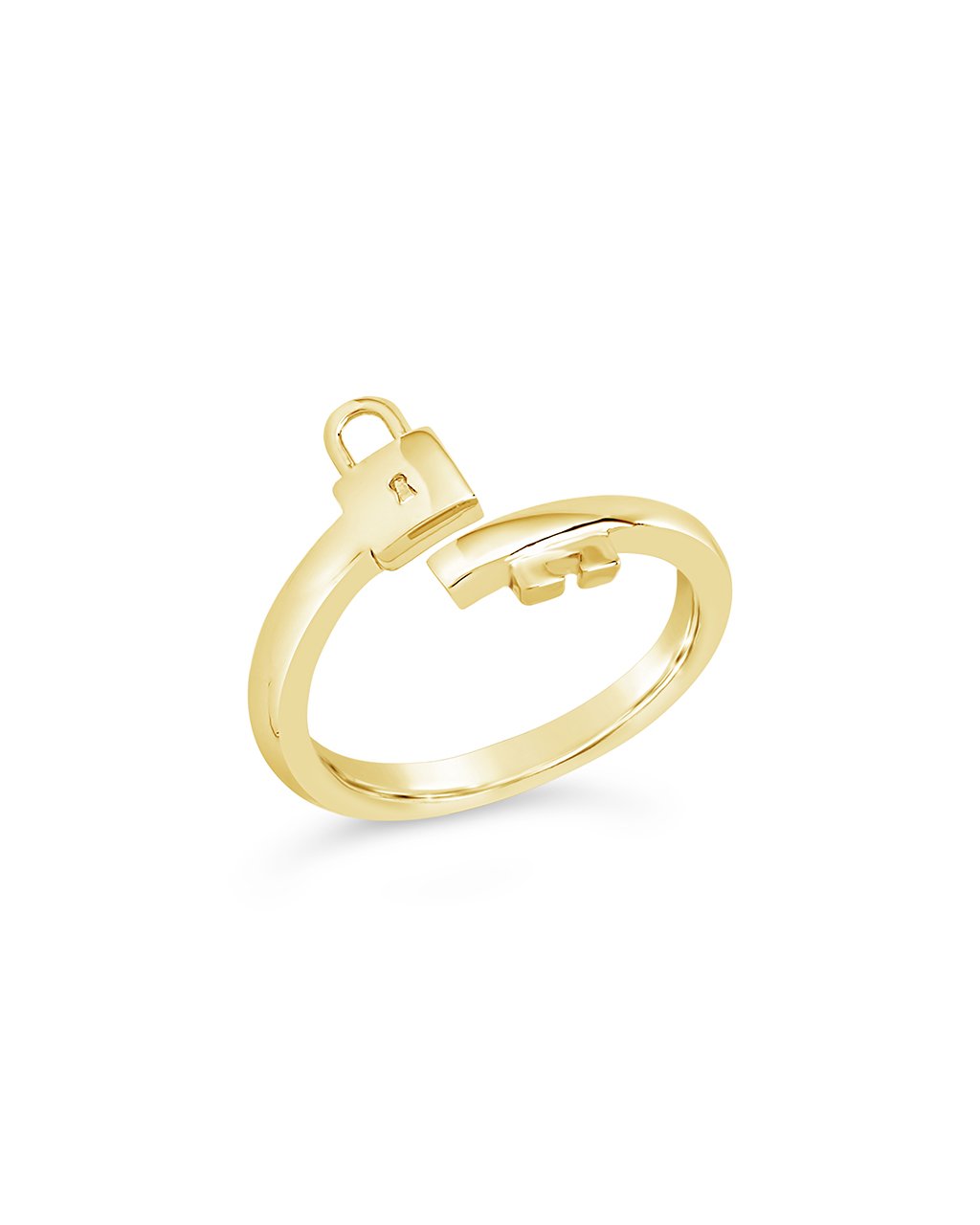 Lock & Key Ring - Sterling Forever