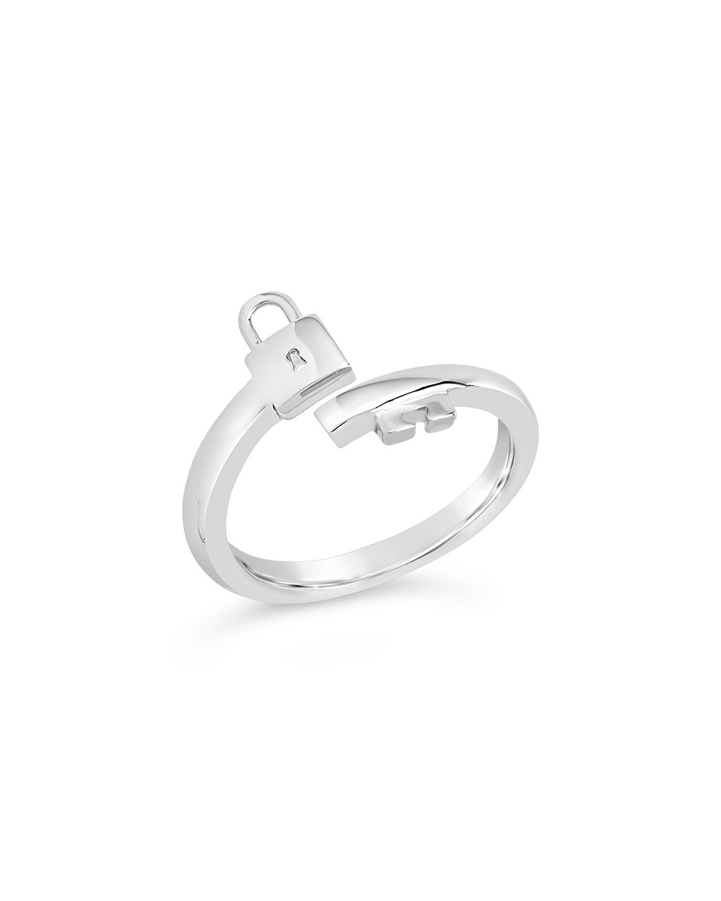 Lock & Key Ring - Sterling Forever