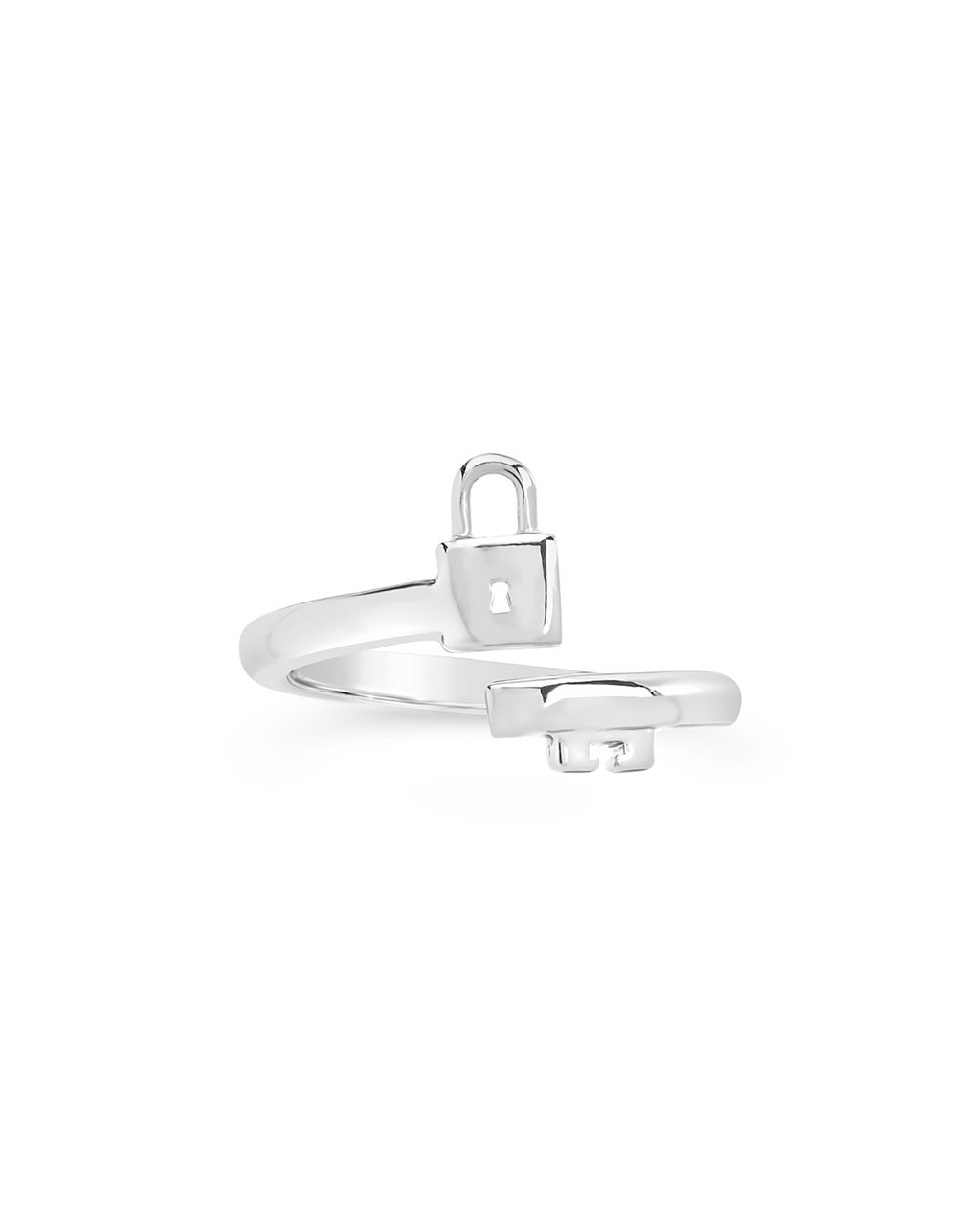 Lock & Key Ring - Sterling Forever