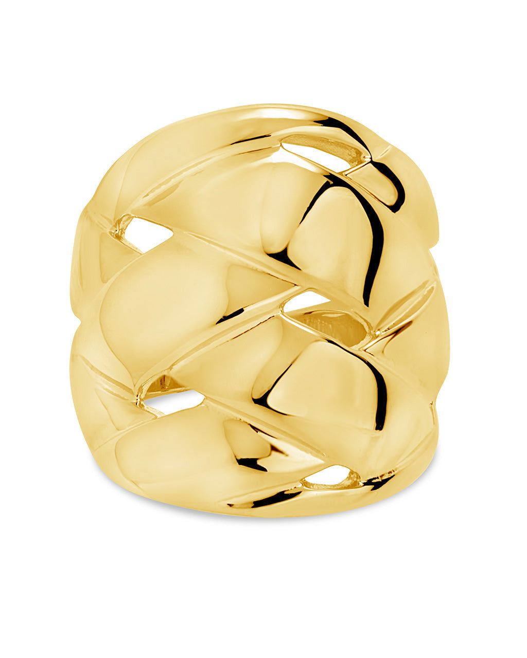 Quilted Statement Ring Ring Sterling Forever 