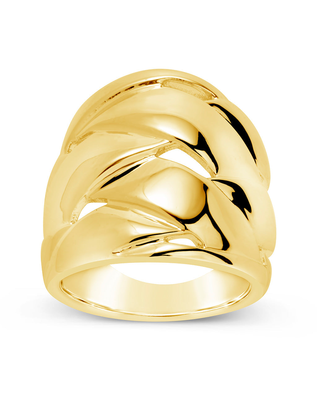 Quilted Statement Ring Ring Sterling Forever 