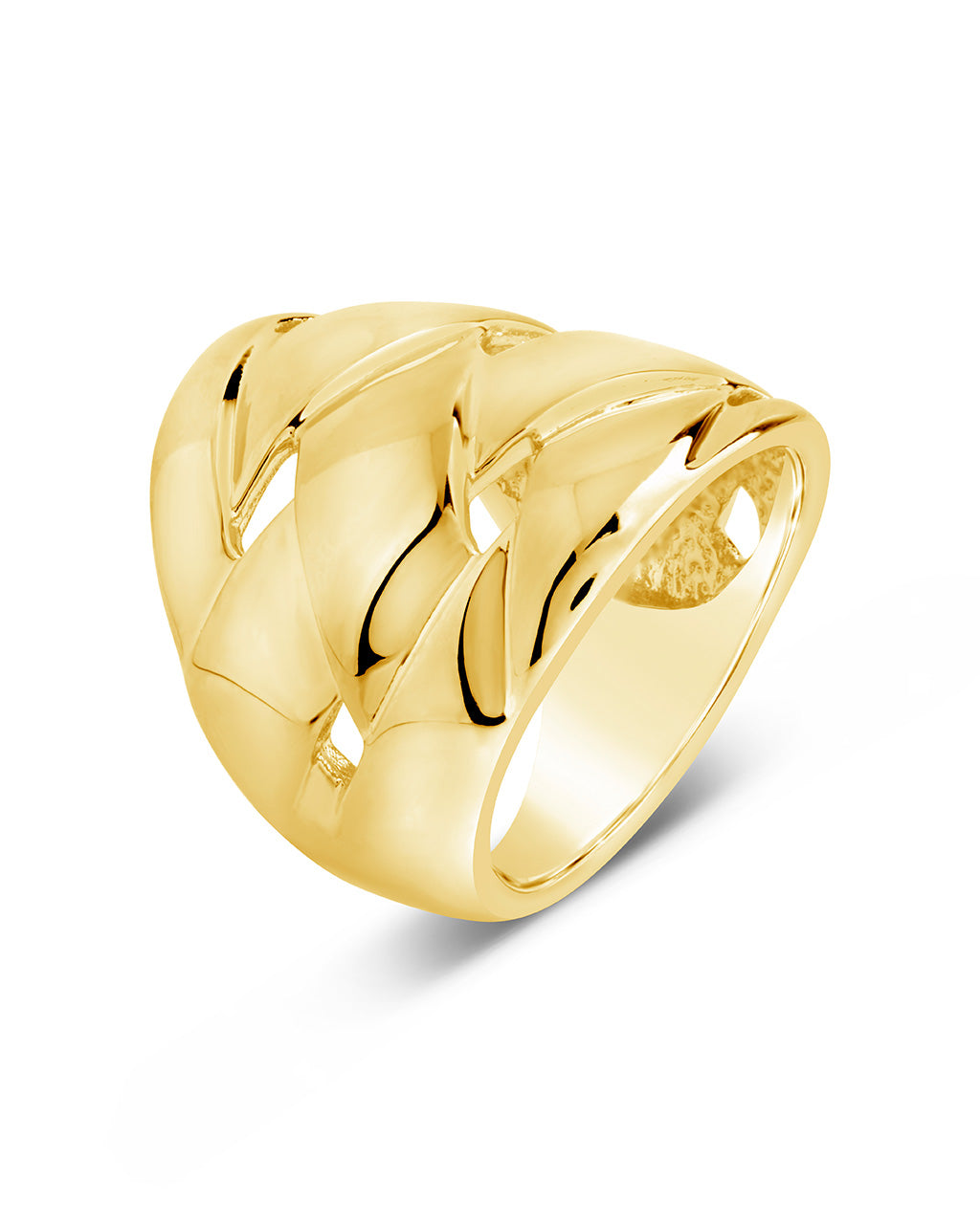 Quilted Statement Ring Ring Sterling Forever 