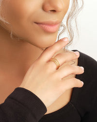 Sterling Silver Textured Multi Band Ring Ring Sterling Forever 