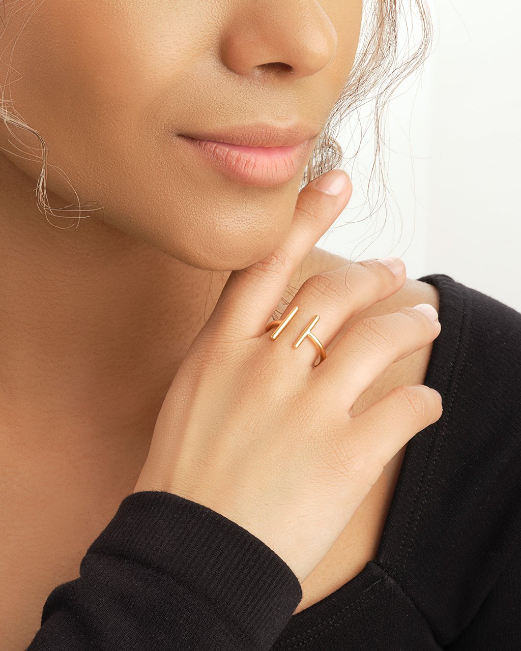 Sterling Silver Parallel Bar Ring Ring Sterling Forever 