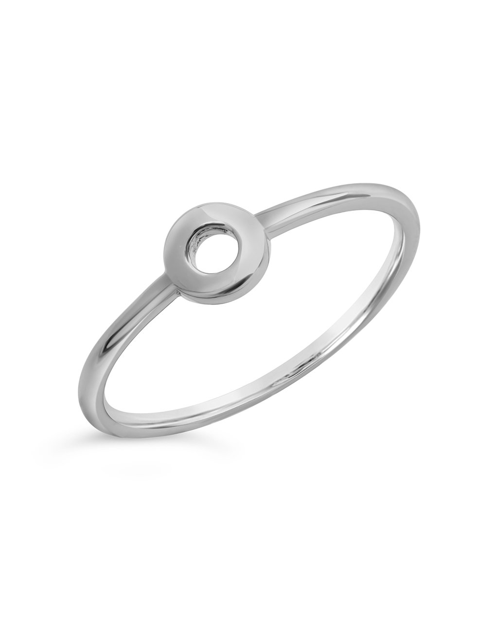 Sterling Silver Delicate Halo Ring Ring Sterling Forever 