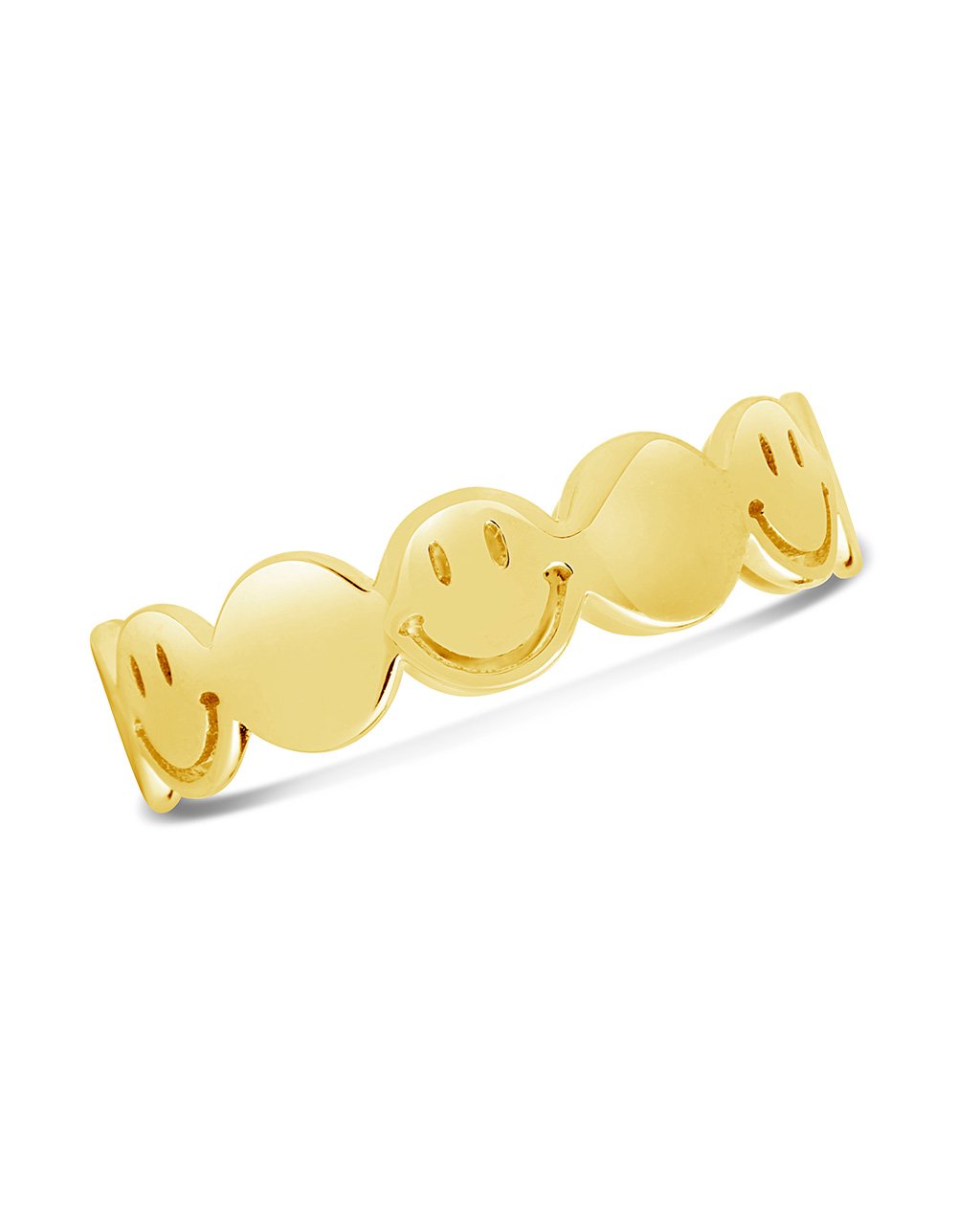 Sterling Silver Smile Band Ring Ring Sterling Forever 